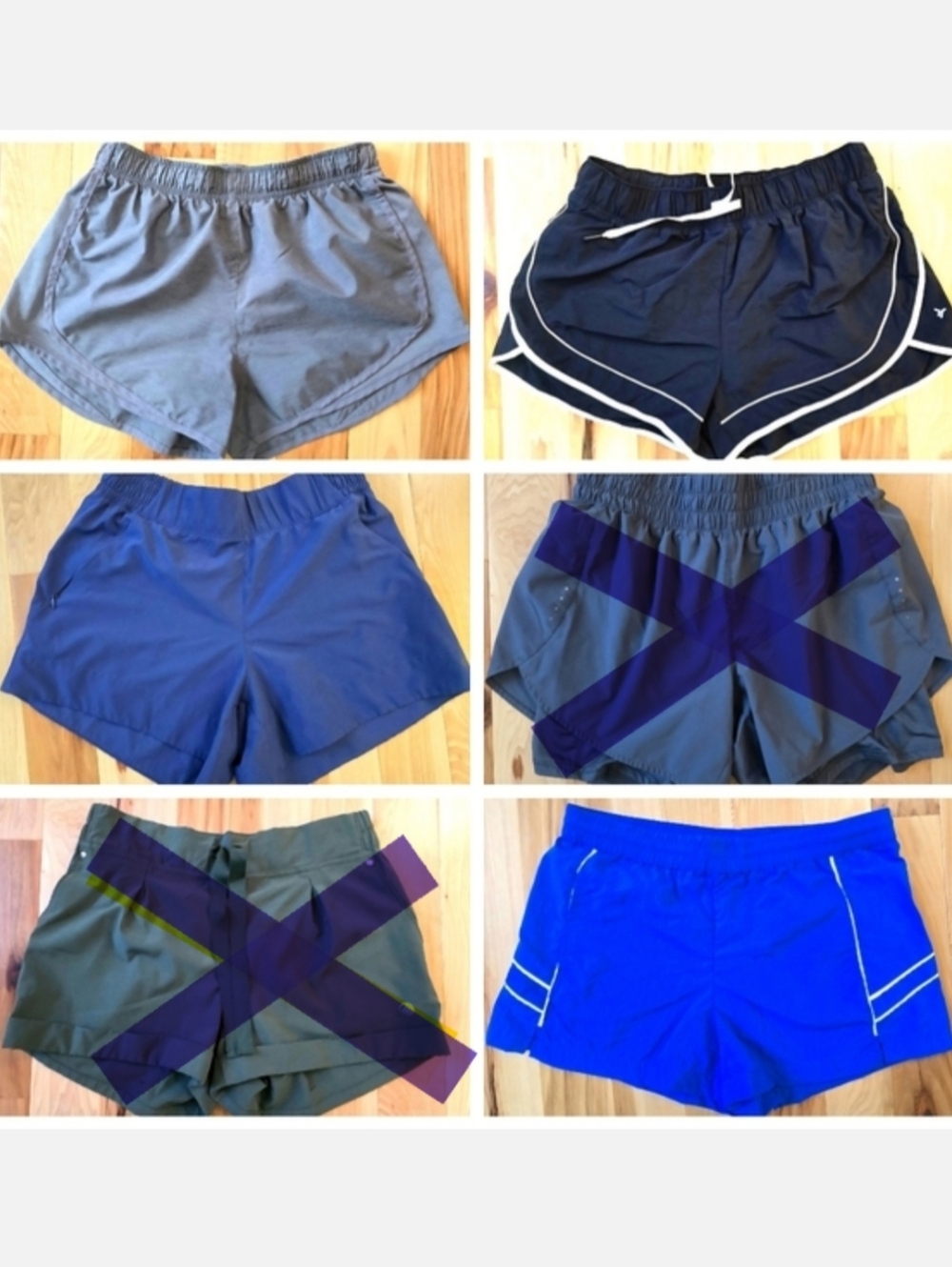 Bundle Of 4 Shorts All Size S - Nike, Old Navy, Apana, No Boundaries - Picture 1 of 10